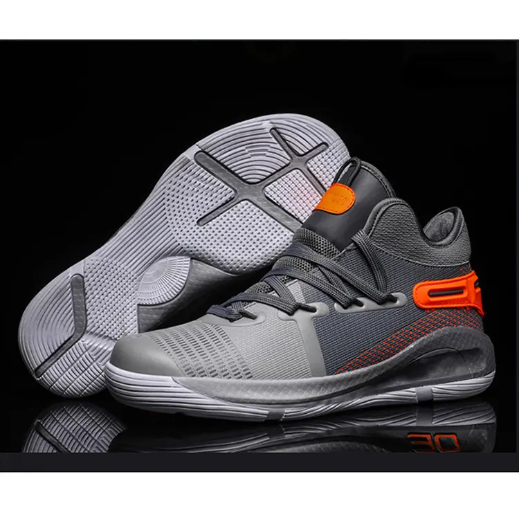 China Factory Athletic Anti-Slip Zapatillas Sneaker Custom Logo Men Cheapest Basketball Shoes