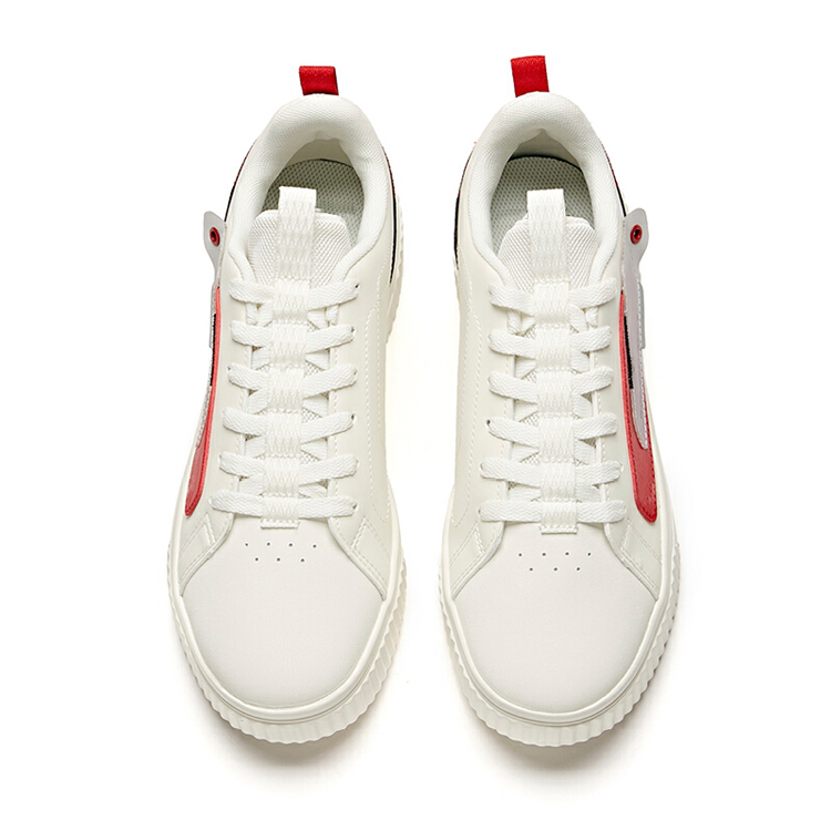 Factory Wholesale Custom Logo White Platform Sneaker Skateboard Women Men Sneaker Shoes Casual