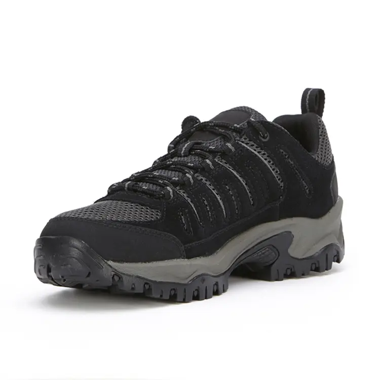 Hot Sale Climbing Breathable Outdoor Brand Design Black Men's Running Shoes For Outdoor